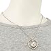 Arizona Diamondbacks 3D Baseball Heart Pendant Necklace