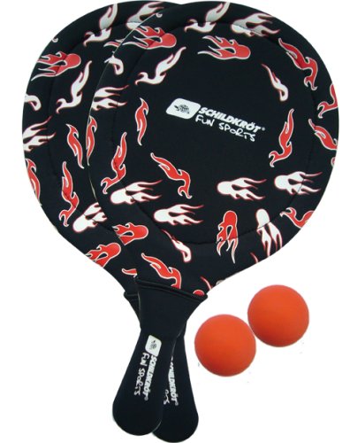 Schildkr&ouml;t Fun Sports Neoprene Beachball Set, schwarz-rot 970054 Preisvergleich