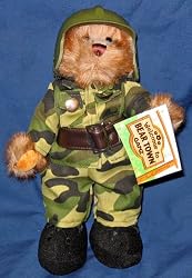 Ganz 11" Bear Town Soldier
