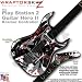 Abstract 02 Red Skin by WraptorSkinz TM fits PS2 Guitar Hero II ( 2 ) Kramer Guitar Controllers (GUITAR NOT INCLUDED)