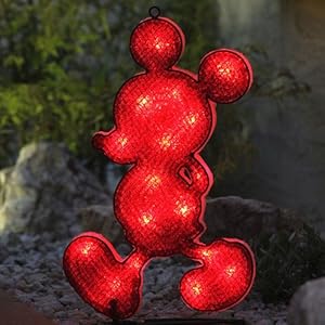 【クリックで詳細表示】【ディズニー】 2D スタンド モチーフライト ミッキーマウス レッド