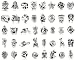 Search : Bundle Monster 40 PC Antique Silver Plated Oxidized Metal Beads Charms Set Mix Lot - Compatible with Pandora Biagi Troll Chamilia Bracelets