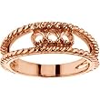 14K Rose Gold Mother's Ring - 3 Gemstone -- YOU CHOOSE THE COLORS!