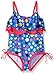 Pink Platinum Girls' Dotted One Piece Swimsuit