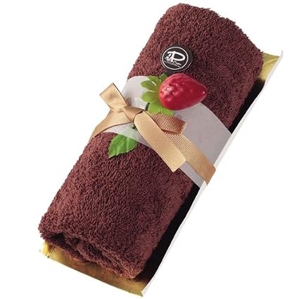 Le Patissier Towels: Chocolate Roll with Strawberry Magnet (set of 3)