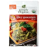 Simply Organic Spicy Guacamole Dip, Certified Organic