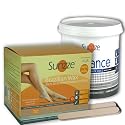 Sunzze Hartwachs 800ml Intimenthaarung, für Gesicht, Damenbart und Achsel. Benutzung ohne Vliesstreifen+ 5 Spatel. Mikrowelle geeignet