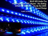 Blue Underbody undercar LED kits (wide angle 180 degrees) Car or Truck 4 Pc glow in the street lighting