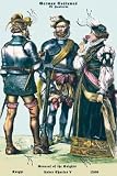 Art Poster, German Costumes: General of the Knights under Charles V - 18.75 x 27.5