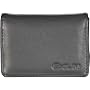 Casio Exilim EX-Case7 Leather Business Card Holder Style Universal Camera Case for Exilim EX-S10 Camera (Black)