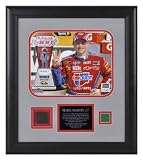 Mark Martin 2009 Michigan Framed 8x10 Photograph with Green Flag and Race Winning Tire - LE of 105