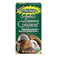 Let's Do Organic Creamed Coconut, 7-Ounce Boxes (Pack of 6)