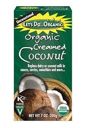 Let's Do Organic Creamed Coconut, 7-Ounce Boxes (Pack of 6)