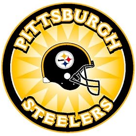 Click here to buy Pittsburgh Steelers Absorbent Stoneware Coasters with Matching Collectible Tin by Kryptonite.