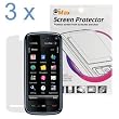 Durable Clear Reusable LCD Screen Protector -3 Packs for Nokia 5800 XpressMusic Cell Phone