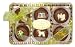 Easter Bible Themed Belgian Chocolate Covered Cream filled Chocolate Sandwich Cookies- Milk Chocolate 6pc Image