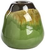 Napa Firelite Starlite, Green Glazed Ceramic, 9-Inch Tall by 9-Inch Diameter