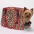 SMALL - RED LEOPARD - Safari Pet Carriers