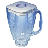 Oster 5 cup Clover Leaf glass blender jar with lid.