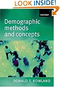 Demographic Methods and Concepts