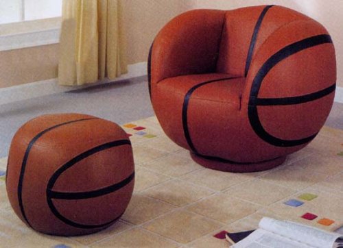 Children Basketball chair and Ottoman