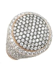 14k Pink Gold 5.86ctw Diamond Cocktail Ring 17086P Size 10.25