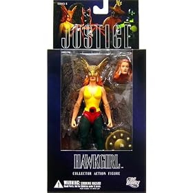 dc direct justice league hawkgirl figure