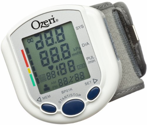Ozeri CardioTech Pro Series Digital Blood Pressure Monitor with Hearth Health WHO Indicator