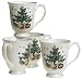 Nikko Ceramics Happy Holidays Coffee Mugs, Set of 4