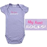 Baby-Says Bodysuit - My Aunt Rocks!, 9-12 months