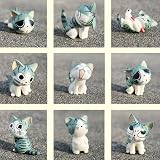 Cartoon Chi's Sweet Home Cute Cat Figures Animal 9 PCs