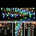 Icicle Solar Rope Lights, 33ft 100 LED Waterproof Outdoor Decoration Lighting for Indoor/Outdoor, Patio, Lawn, Garden, Christmas, and Holiday Festivals (Four Color)