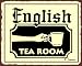 English Tea Room Sign, Size 15