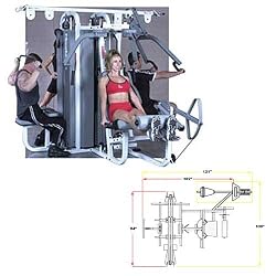 Maximus Fitness MX 4800 Multi Station Gym