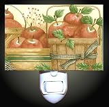 Country Apples Decorative Night Light