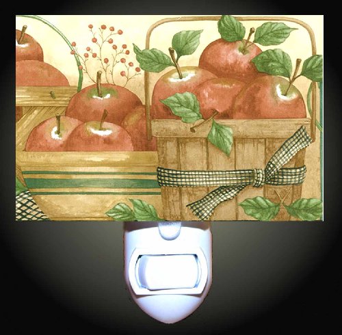 Country Apples Decorative Night Light