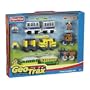 GeoTrax Rail and Road System - Train Vehicle Gift Set with the Most Confused (Woohoo and Opie), Crabbiest (Cranks and Mr. Cross), Busiest (Screech and Skip) and Friendliest (Chatty, Chirpy and Sally) Team from Geo Trax