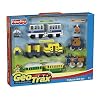 GeoTrax Rail and Road System - Train Vehicle Gift Set with the Most Confused (Woohoo and Opie), Crabbiest (Cranks and Mr. Cross), Busiest (Screech and Skip) and Friendliest (Chatty, Chirpy and Sally) Team from Geo Trax