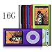 G.G.Martinsen Purple 16 G Mini Usb Port Slim Small Multi-lingual Selection 1.78 LCD Portable MP3/MP4, MP3Player , MP4 Player , Video Player , Music Player , Media Player , Audio Player
