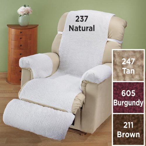 Cheap Sherpa Recliner Cover , Tan Recliner slipcovers