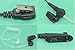 SUNDELY® FBI Style Covert Acoustic Air Tube Headset/Earpiece Mic For Motorola Radio HT750 HT1250 PR860 PRO5150 PRO5350 PTX700 PTX760 PTX780 Multi-pin