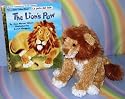 The Lion's Paw / La pata del le&oacute;n [Handmade Bilingual, Dual-Language, English AND Spanish Book] WITH Plush Lion (Book and Toy Combo)
