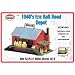 Model Power 1940s Era Railroad Depot Kit