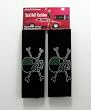 - 	 Green Skull Pair Shoulder Seat Belt Pad Crystals Studded Rhinestone Car Truck SUV