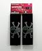 - 	 Green Skull Pair Shoulder Seat Belt Pad Crystals Studded Rhinestone Car Truck SUV