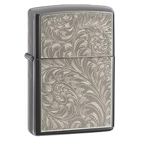 Zippo Black Ice Scroll Pocket Lighter: Sports &amp; Outdoors