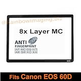 RainbowImaging Optical Glass LCD Screen Protector for Canon EOS 60D (ANTI-F ....