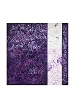 CM Creation Cuadro Decoplex 100X100 Script Morado