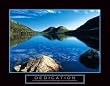 Dedication - Jordan Pond, Motivational Poster