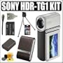 Sony HDR-TG1 4MP High Definition Handycam Camcorder + 8GB Deluxe Outfit - Sony ASONHDRTG1K2